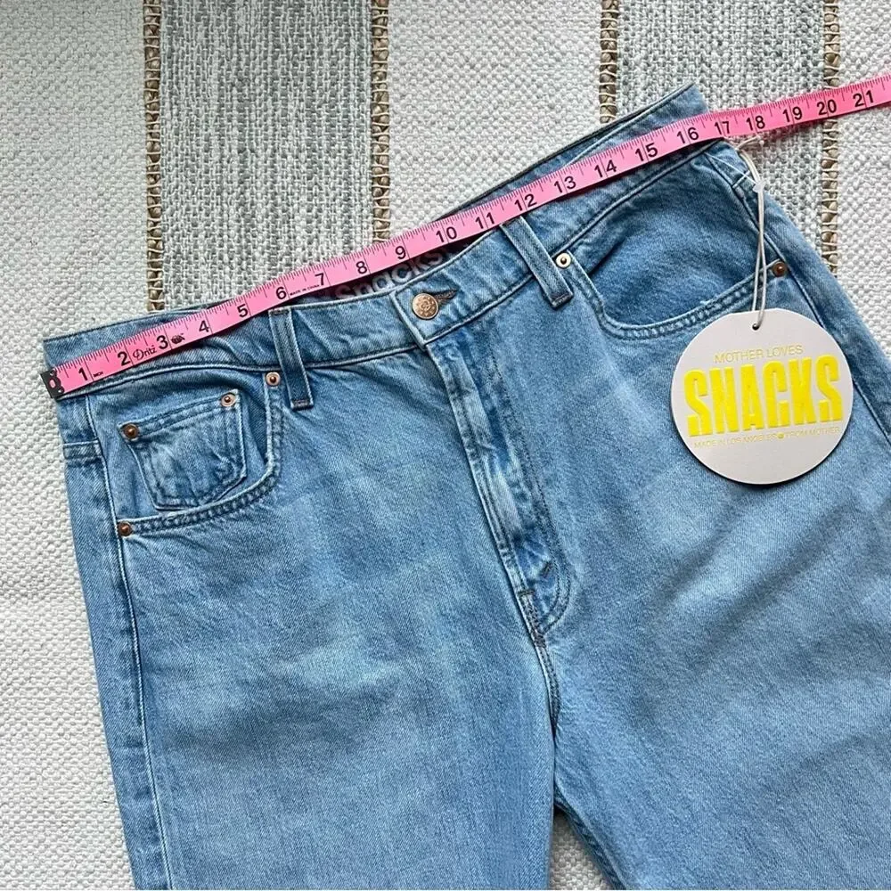 Mother Snacks The Fun Dip Puddle Slice Jeans in Lots of Nibbles Women’s Size 30 - Picture 7 of 14